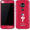 MLB Philadelphia Phillies - Solid Distressed Moto E5 Play Skin